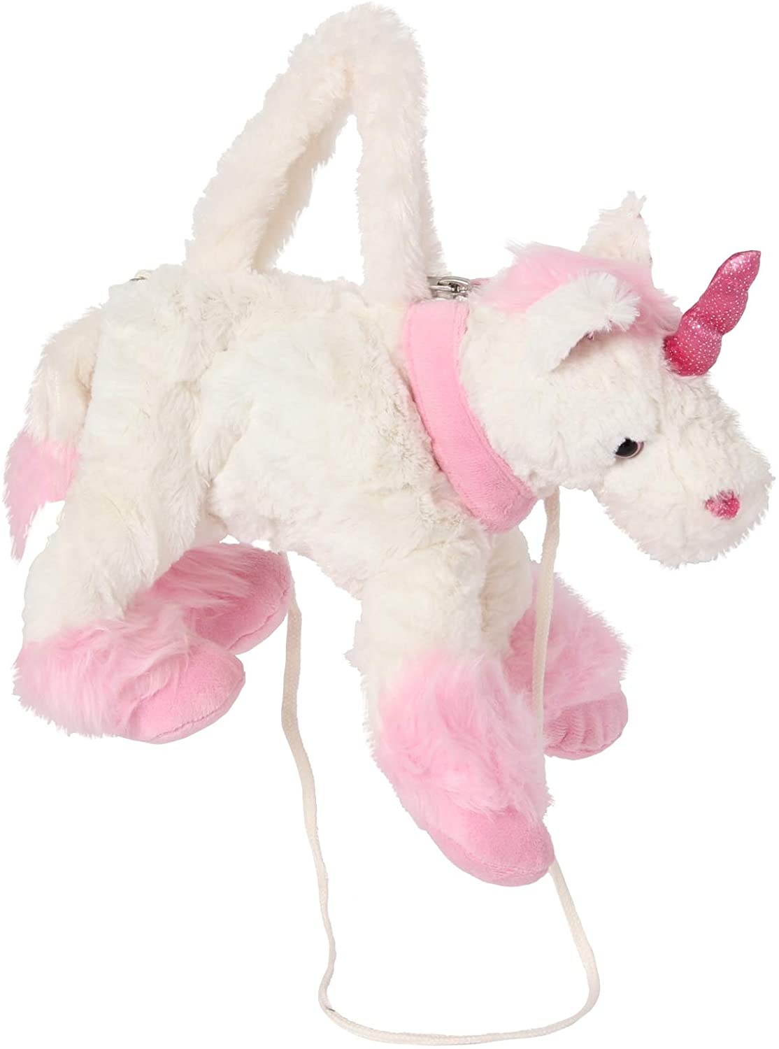 Inware 6219 - Handtasche Einhorn, 30 cm, weiß, Umhängetasche
