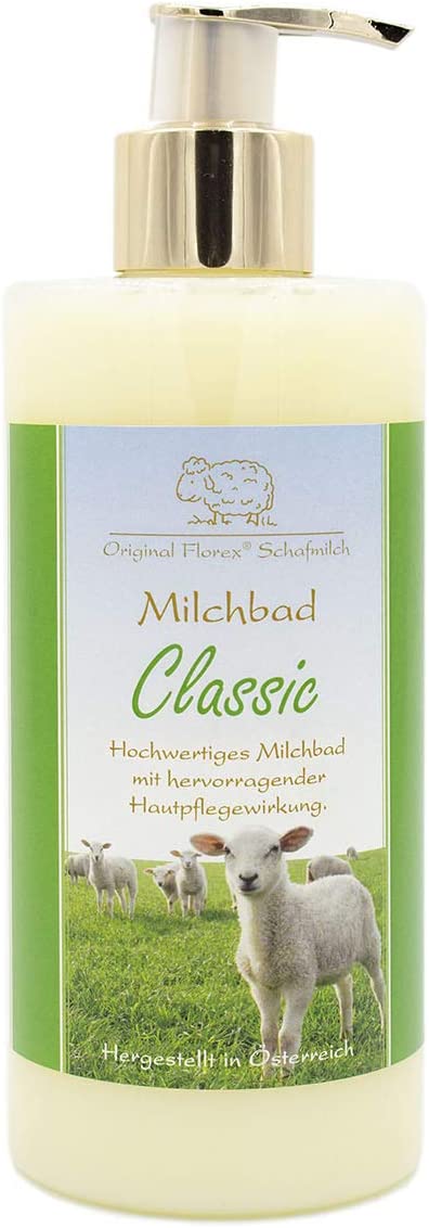 Milchbad mit biologischer Schafmilch, 400ml, im Spender, von Florex, Classic B1498MC-FH