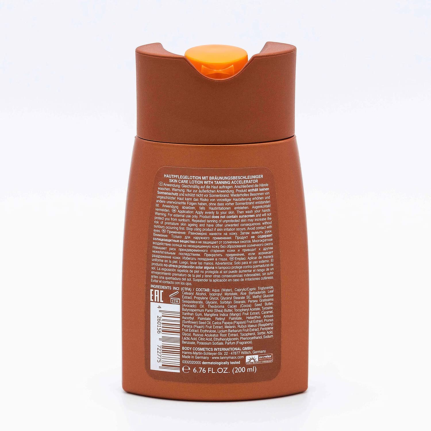 Tannymaxx X-tra Mango Finest Tanning Milk Aloe Vera Avocado Mango 0332020000