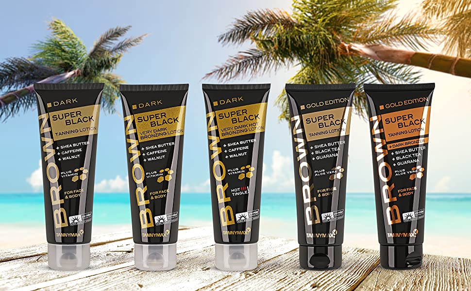 Tannymaxx Super Black Gold Very Dark Bronzer Lotion 1er Pack (1 x 15 ml) Bräunungsverstärker Für Sonne und Solarium 0114040000