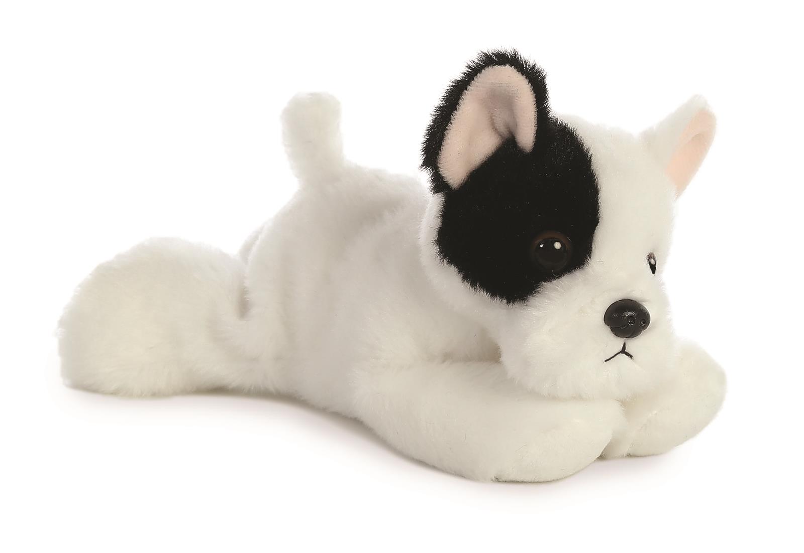 Aurora World Plush Mini Flopsies Hund Französische Bulldogge Welpe 31745 Plüschtier Stofftier