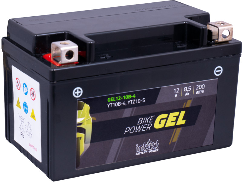 intact Bike-Power GEL 12V 8,5Ah YTZ10-S Gel12-10B-4 YT10B-4; GT10B-4AGM; 50901; 508901015; YTZ10S-4; YTZ10S-BS; 0092M60110; M6011; 00972508P1; YTZ10S; CTZ10-S; CTZ10S; 50890LF; GTZ10S; FTZ10S; ETZ10S; 50922; MG10ZS; YTZ10-S; ETZ10-BS