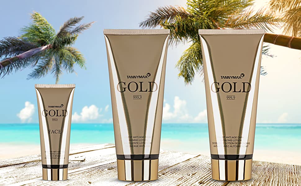Tannymaxx Gold 999.9 Finest Anti Age Dark Tanning Lotion 200mL Bräunungsvertärker 0521010000