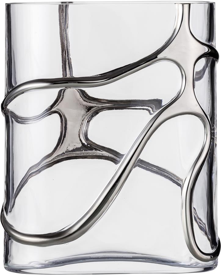 Glashütte Eisch Vase 439/30 platin Stargate 49943904