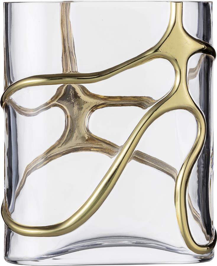 Glashütte Eisch Vase 439/22 gold Stargate 49943901