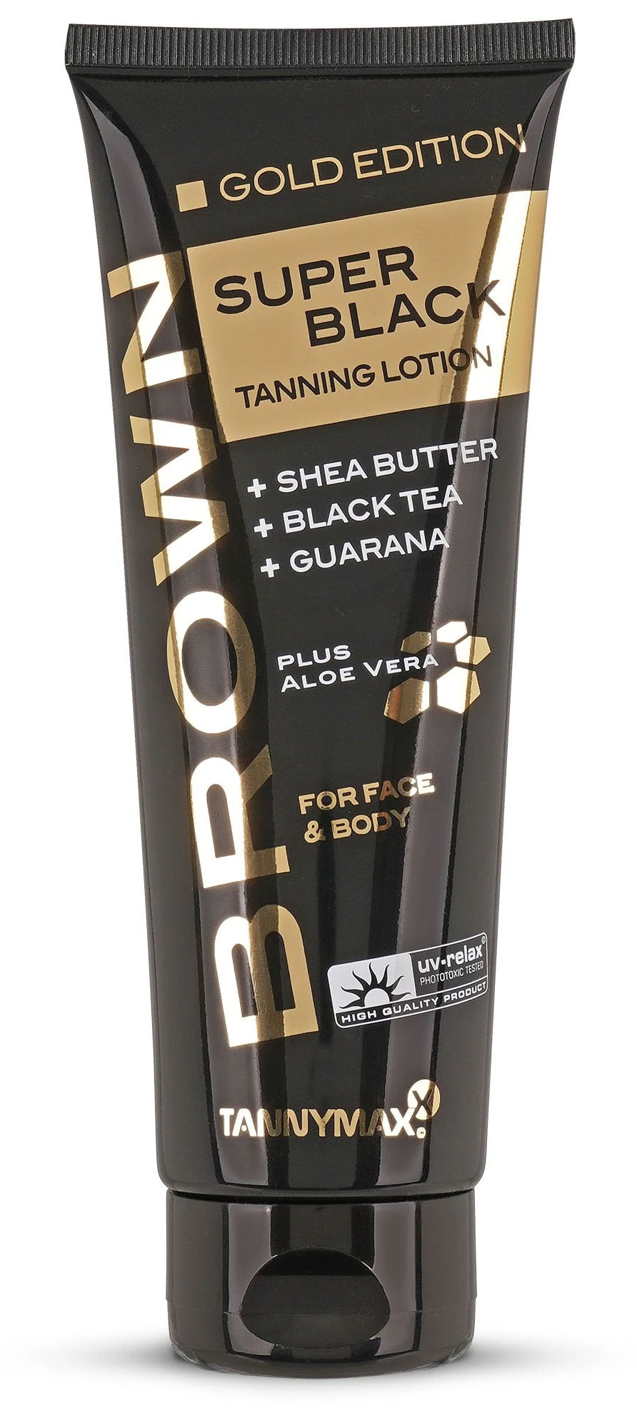 Tannymaxx Super Black Gold Dark Tanning Lotion 1er Pack (1 x 125 ml) Bräunungsverstärker Für Sonne und Solarium 0113010000