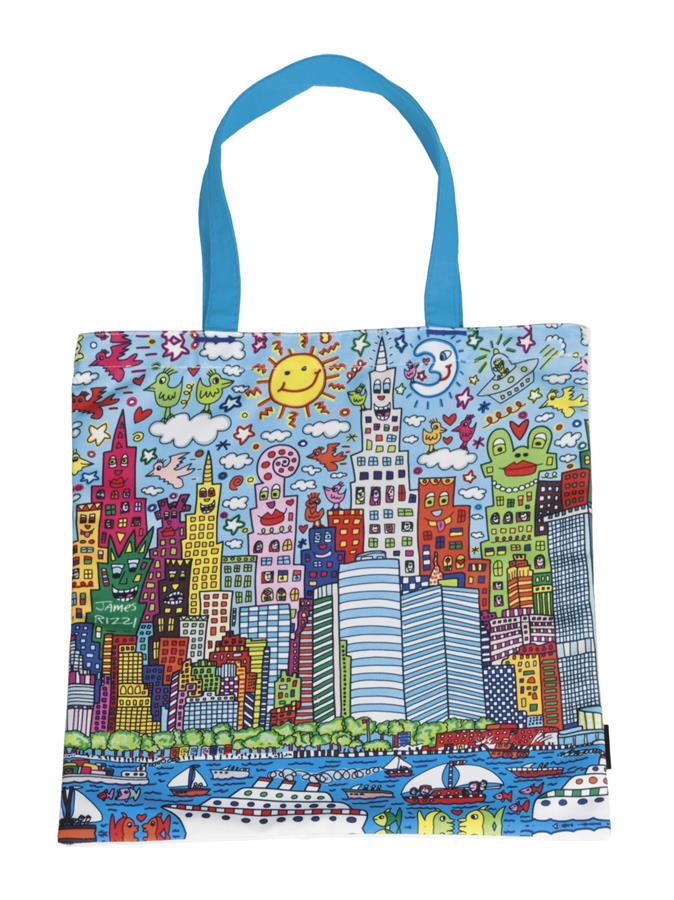 Fridolin " James Rizzi - My New York City " Art Shopping Bag 12727